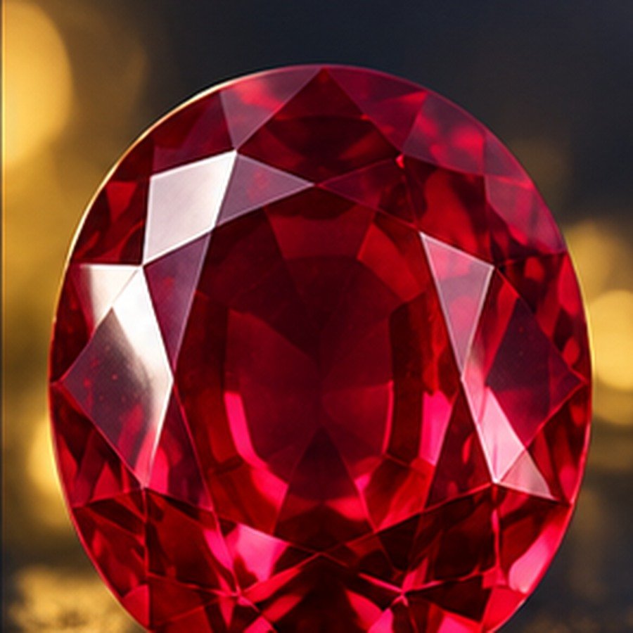 Ruby gemstone